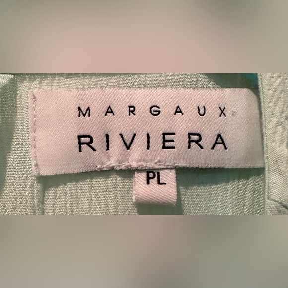 Margaux Riviera Flutter Sleeve Tiered Color Block A-line Midi Dress - Picture 4 of 8